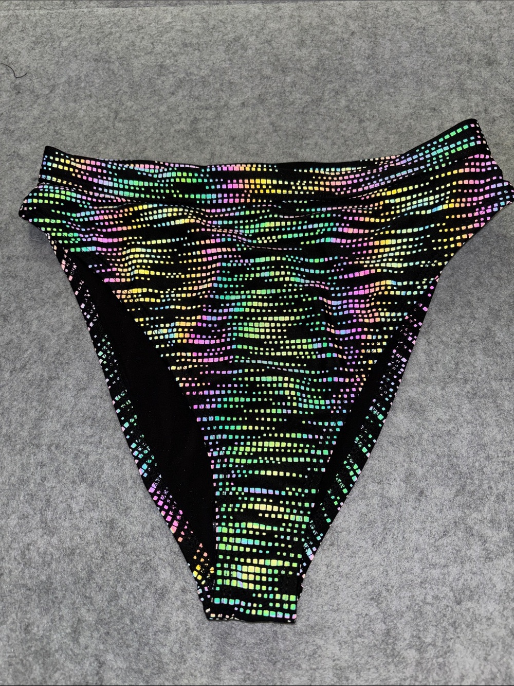 iHeartRaves Rainbow Reflective High Cut Bottoms